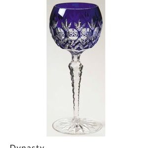 Godinger Dynasty Cobalt Blue Wine Hock